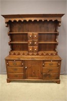 PINE 2 PC. COUNTRY CUPBOARD: