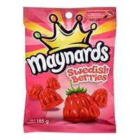 (4) "As Is" Maynards Swedish Berries Gummies 185g