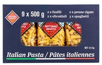 9-Pk Antonio Amato Pasta Variety Pack, 500 g