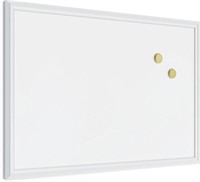 20"x30" U Brands Magnetic Dry Erase Board, White