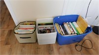 3 Containers of Cookbooks