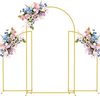 Metal Arch Stand Set  Gold (7.2FT/5FT/5FT)