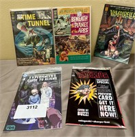 Lot of 5 VTG Comic Books Time Tunnel Apes Gold Key