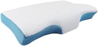 Memory Foam Pillow - Neck Support (Blue)