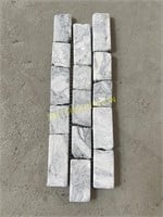 Mosaic Border Tile Light Gray Brick