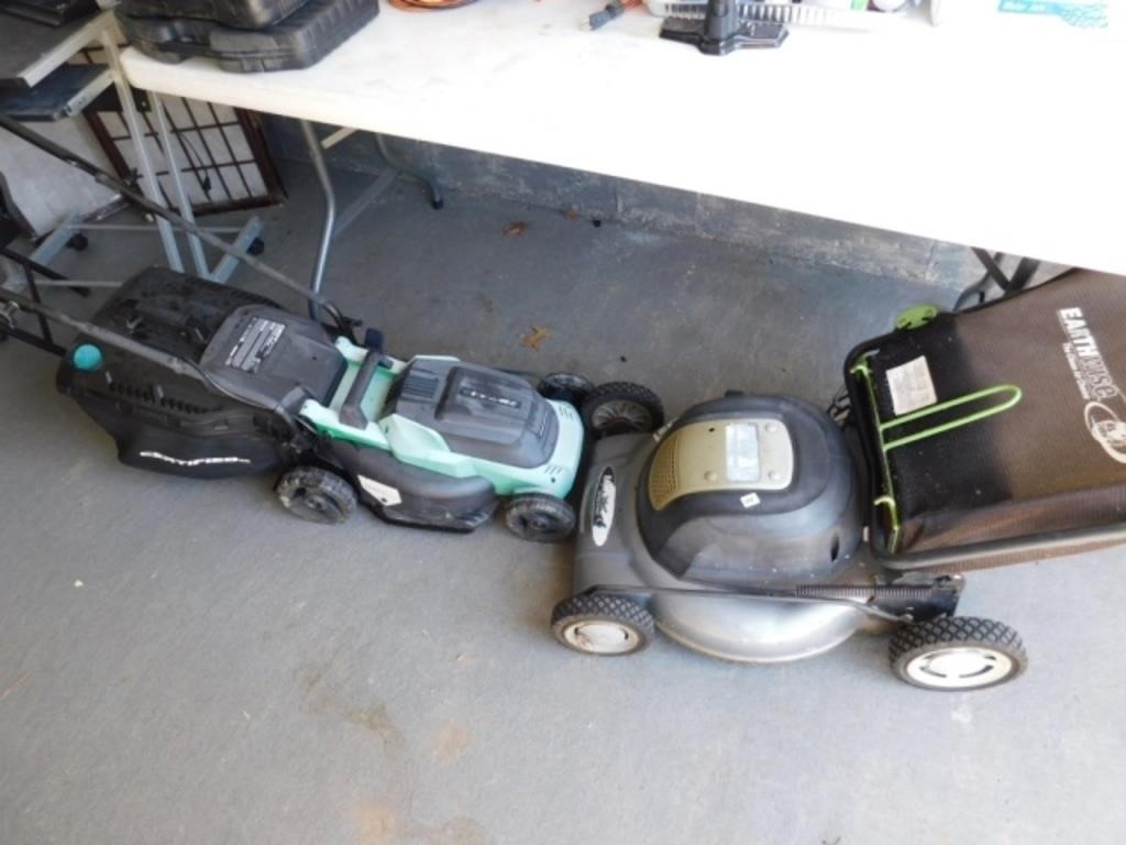 2 Electric lawn mowers