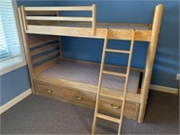 Lexington Furniture Solid Blonde Wood Bunk Beds #1