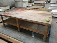 HUGE wooden Workbench