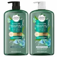 2-Pk Herbal Essences Eucalyptus Shampoo +