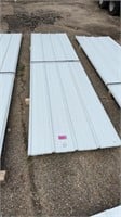 White Steel Roofing 19 Panels@11’8”