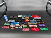 WHOLE FLAT OF NICE OLD TOY CARS TOOTSIE PLUS MORE