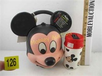 1989 MICKEY MOUSE LUNCHBOX WITH THERMOS