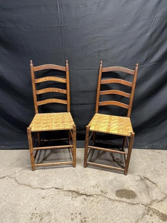 2 Ladder Back Style Chairs