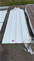 White Steel Roofing 8’
