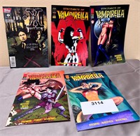 Lot of 5 Comic Books X Files Vampirella