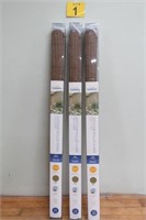 3 New Outdoor Roller Shades 48"x72" - Brown
