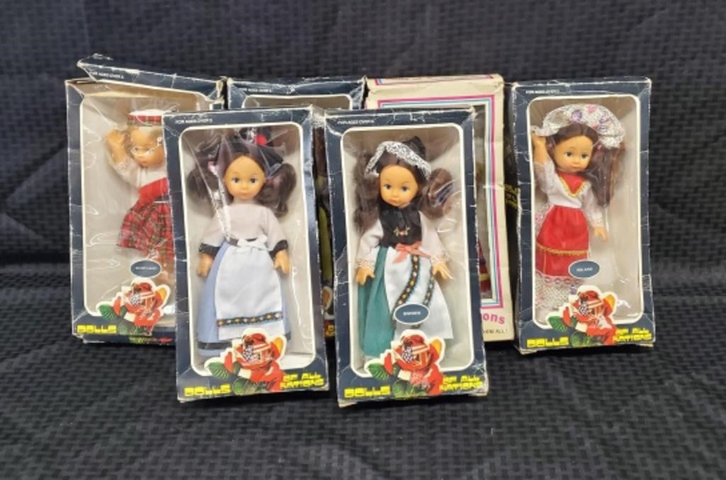 Lot of Dolls From All Nations