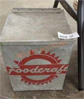 Vintage food crafts milk box