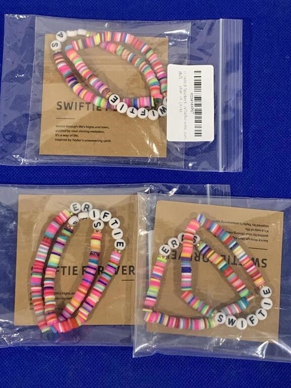 TAYLOR SWIFT BRACELETS 6PC