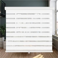 "As Is" 39" W x 72" H LUCKUP Cordless Zebra Blinds