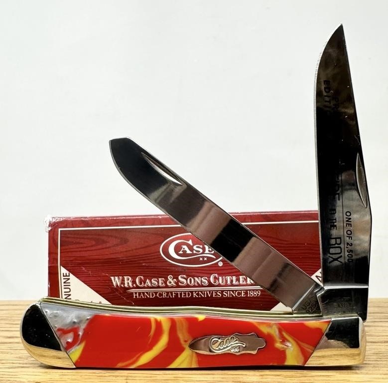CaseXX Fire In The Box 1 Of 2500 Pocket Knife
