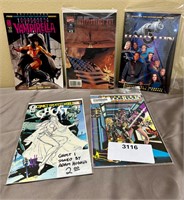 Lot of 5 Comic Books Ghost Babylon 5 Starslayer