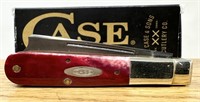 CaseXX Red Smooth Double Blade Pocket Knife NIB