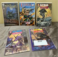 Lot of 5 Comic Books Troll Batman vs Predator