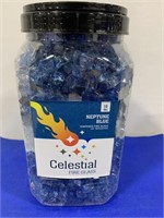 CELESTIAL FIRE GLASS NEPTUNE BLUE 1/2IN 10LB