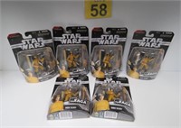 6 New Sealed Star Wars Naboo Soldiers