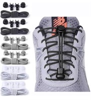 GEARMAX 6 PAIRS NO TIE SHOE LACES FOR KIDS AND