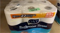 G&Y 12 Rolls toilet paper