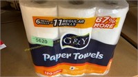 G&Y 6 Rolls Paper Towels
