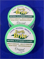 EARTHBRITE NATURAL CLAY BASED CLEANER 7OZ 2PC