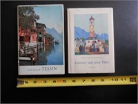 2 Vintage Book Travel Guides With Maps 1957