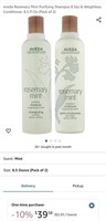 (30 Bottles) Aveda Rosemary Conditioner & Shampoo