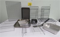 Baking Lot w/ Cooling Racks, Cookie Sheets & More