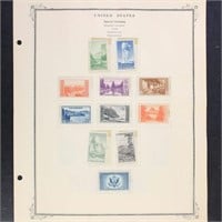 United States Stamps Farley's Follies position pie