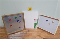Magnetic Board, Dry Erase Board & 16x20 Canvas 2Pk