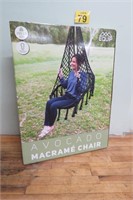 New Macrame Hanging Chair