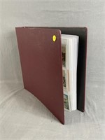 Large Binder with 276 Post Cards