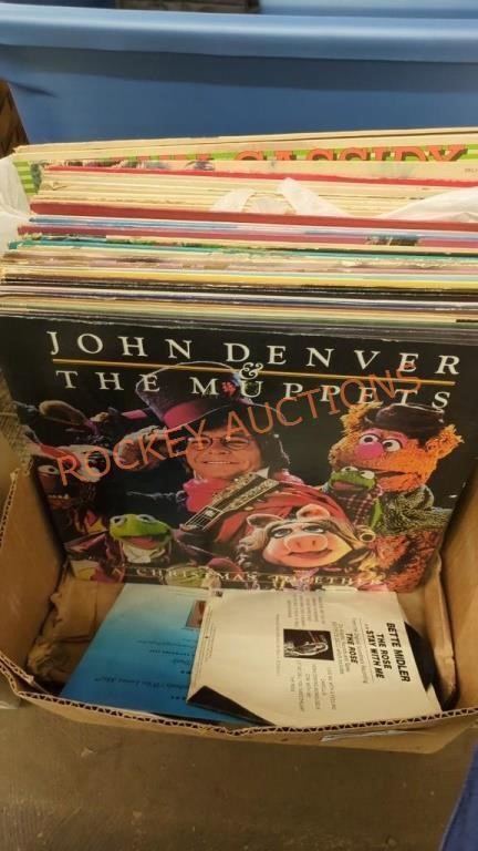 Vintage vinyl record lot( kids, Christmas, John