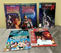 Lot of 5 Comic Books Ray Bradbury Chronicles Etc