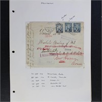 Mexico Stamps 1920s-1940s Postal History collectio