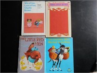 4 Books For Kids Peanuts 1960's