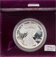 1990-S Proof Silver Eagle
