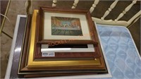 Frames and art lot