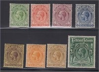 Falkland Islands Stamps #41-48 Mint HR/LH complete