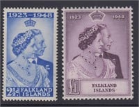 Falkland Islands Stamps #99 Mint LH & #100 Mint NH