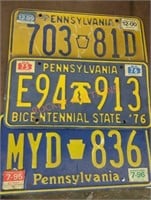 Pa license plate lot